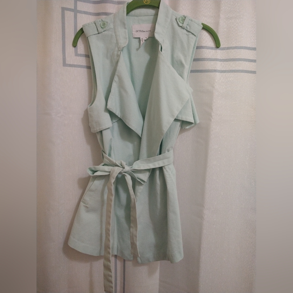 BCBGeneration Sleeveless Trench Wrap Vest